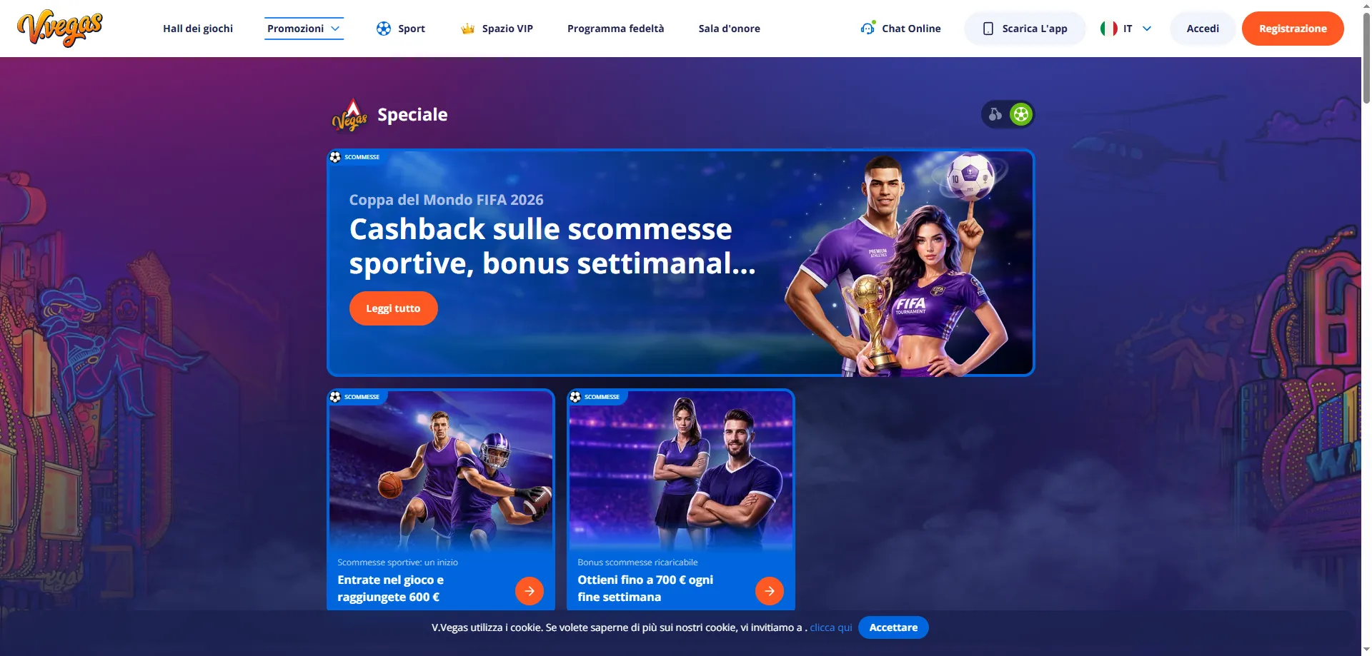Cashback e Bonus Settimanali per i Giocatori Fedeli &mdash; Vulkan Vegas